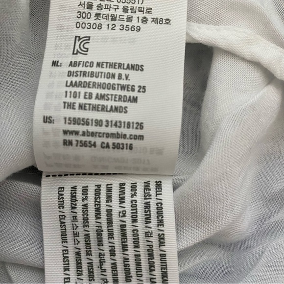 Abercrombie & Fitch Blue Striped Cotton Mini Sundress - Picture 7 of 10